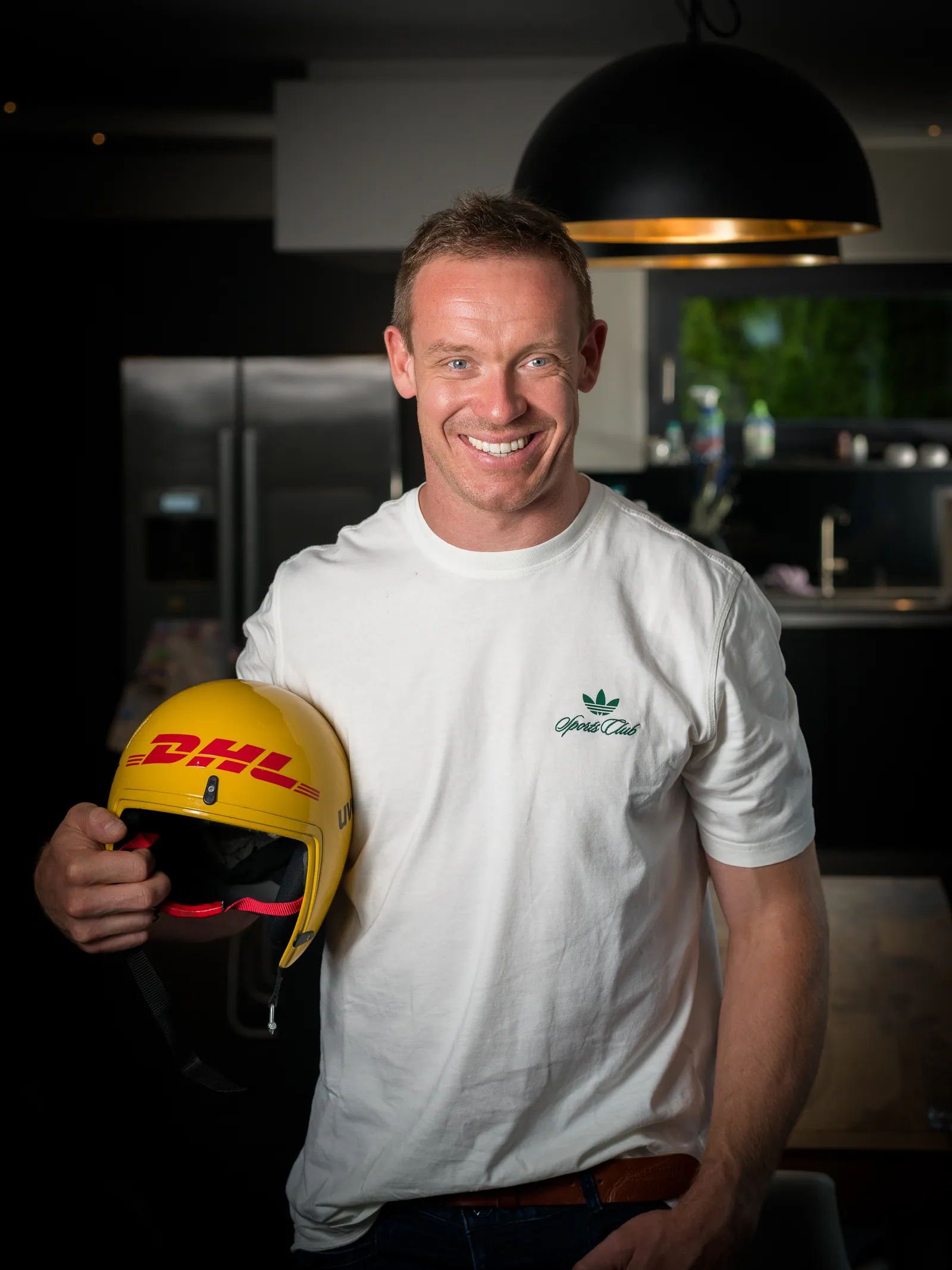 Sportfotografie — Athletenporträt mit Helm