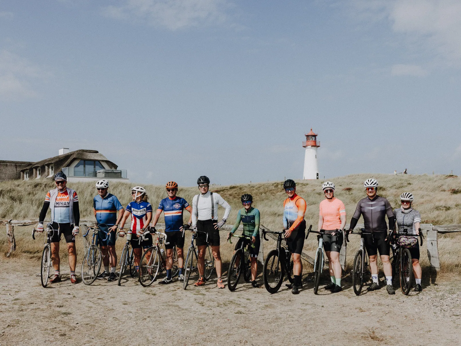 Sportfotografie — Radsport-Event am Leuchtturm